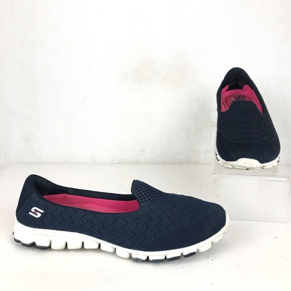 rutina código operador Skechers | Shoes | Skechers Womens Size 85 Blue Memory Foam Slip On Comfort  Casual Shoes Flats | Poshmark